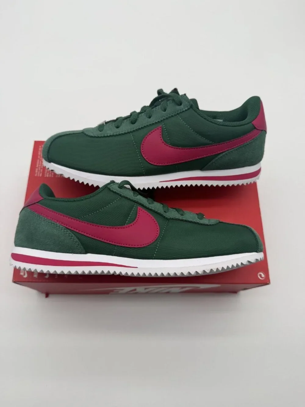 New Nike Cortez TXT GS Shoes Youth 5Y Green Pink IH7654 300 Running Sneakers